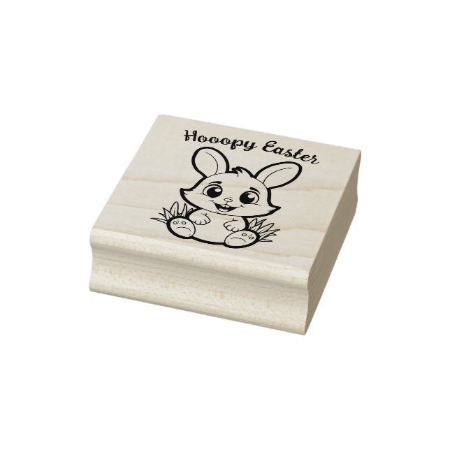 Tampons Encreurs 🐰 Pâques joyeuses avec lapin de Pâques et texte (Tampon)