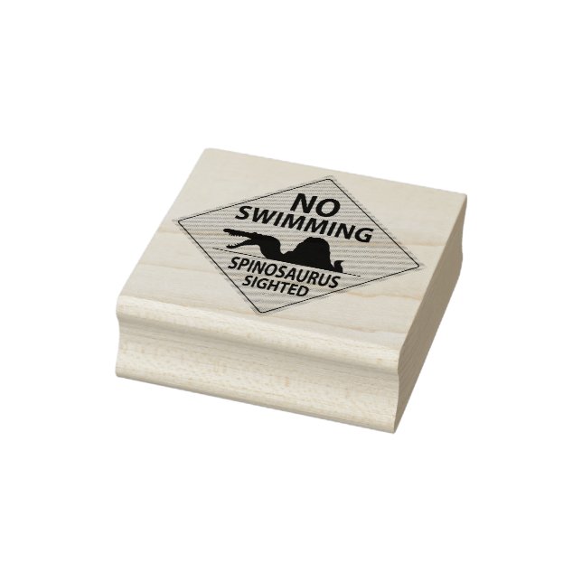 Tampons Encreurs Pas de natation - Spinosaurus (Tampon)