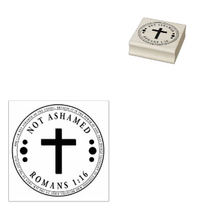 Tampons Encreurs Pas honteux de l'Evangile Verse chrétien