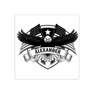 Tampons Encreurs Patch Patriotique Aigle
