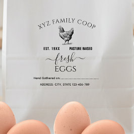 Tampons Encreurs Pâturage Timbre en carton d'oeufs élevé