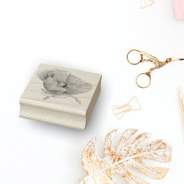 Tampons Encreurs Pavot orange aquarelle