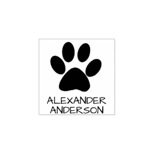 Tampons Encreurs Paw Chiot Personnaliser
