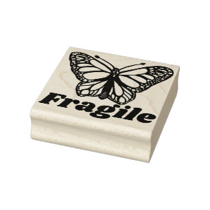 Tampons Encreurs Peinture aquarelle papillon monarque fragile