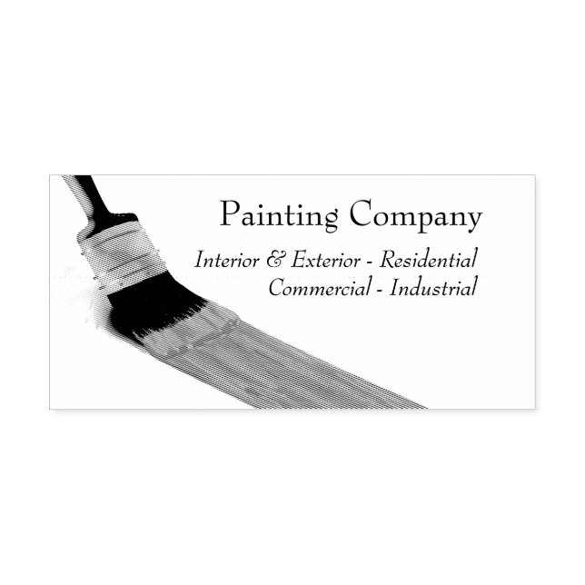 Tampons Encreurs Peinture Peintre Service Société Pinceau (Impression)