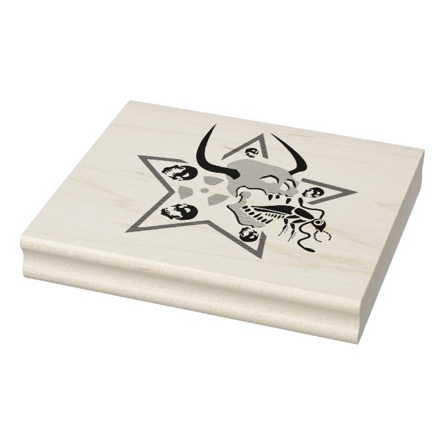 Tampons Encreurs Pentagramme crânien (Tampon)
