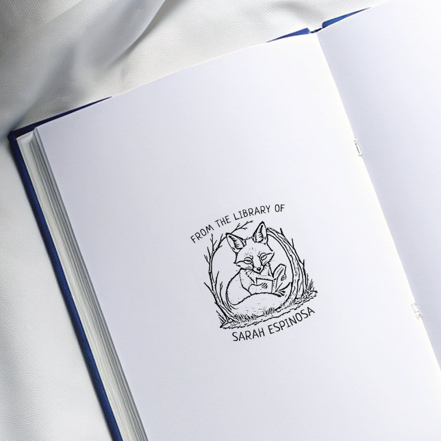 Tampons Encreurs Personnalisé de la bibliothèque de Fox (Créateur téléchargé)