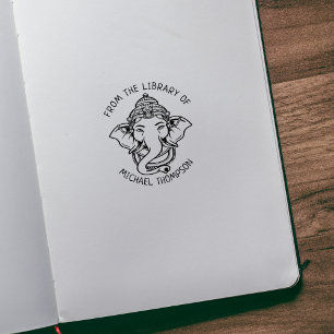 Tampons Encreurs Personnalisé De La Bibliothèque De, Ganesha Hindu