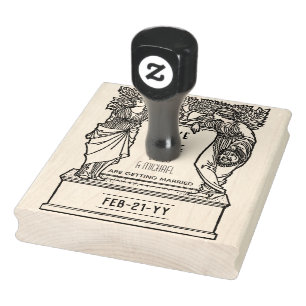 Tampons Encreurs Personnalisé Enregistrer la date ART Nouveau Déco 