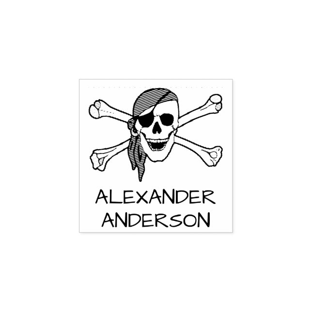 Tampons Encreurs Personnaliser Pirate (Impression)