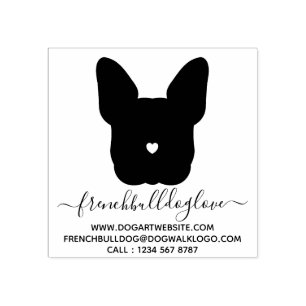 Tampons Encreurs Pet Sitter Dog Walker Français Buldog