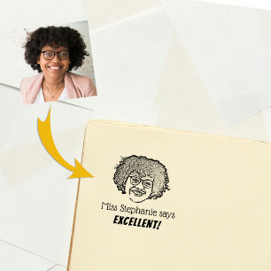 Tampons Encreurs Photo d'enseignant personnalisée et valorisation