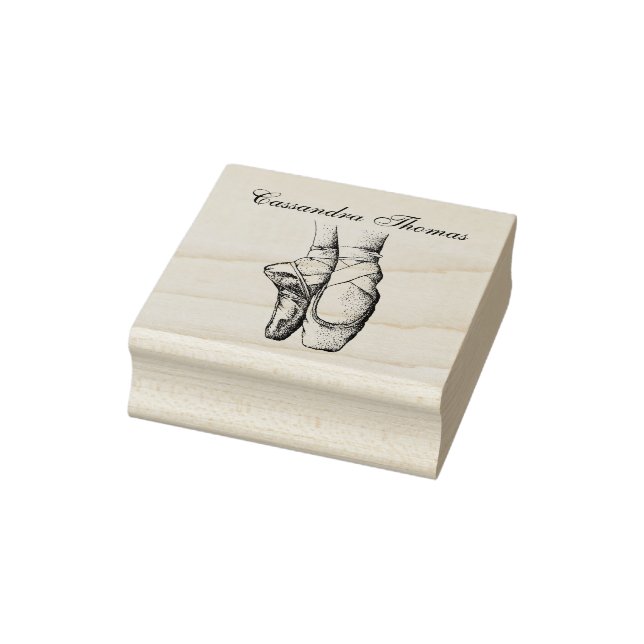 Tampons Encreurs Pieds de Ballerina sur la pointe #1 Lt Rose (Tampon)