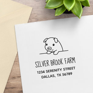 Tampons Encreurs Pig Peeeout Farm Business Adresse 2