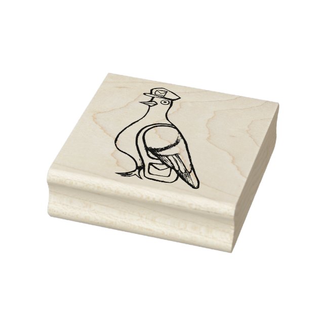Tampons Encreurs Pigeon voyageur humour postal                   (Tampon)