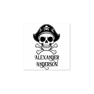 Tampons Encreurs Pirate Skull Personnaliser