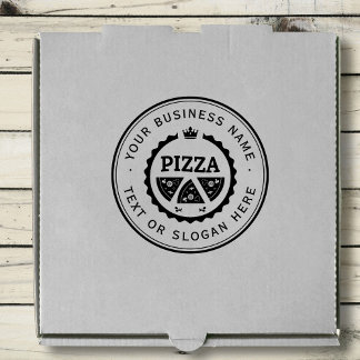 Tampons Encreurs PIZZA Logo d'entreprise personnalisé Grand