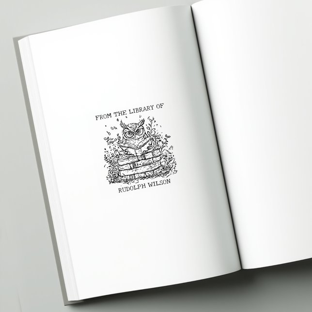 Tampons Encreurs Plaque de réservation de propriété de bibliothèque (Créateur téléchargé)