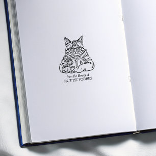 Tampons Encreurs Plaque vintage de lecture de chats