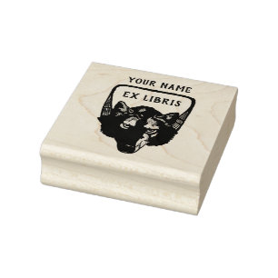 Tampons Encreurs Plaque vintage Wolf Ex Libris