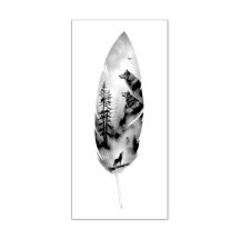 Plume Enchanteresse avec l'œuvre Wolves
