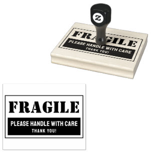 Tampons Encreurs Poignée fragile avec soin Mailing et emballage