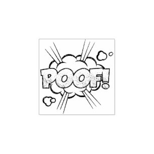 Tampons Encreurs POOF ! Vintage Comic Book