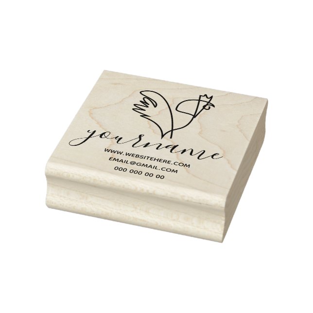 Tampons Encreurs Poulet mâle coq (Tampon)