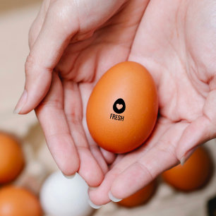 Tampons Encreurs Poulets, oeufs de poules Oeufs frais Timbre de
