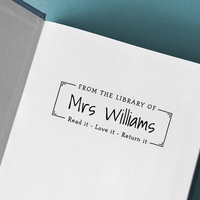 Tampons Encreurs Professeur de la bibliothèque de la plaque d'estam (Créateur téléchargé)