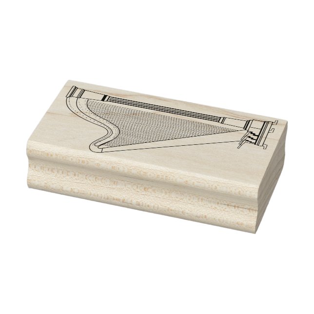 Tampons Encreurs Professeur de musique musicale de Harp (Tampon)