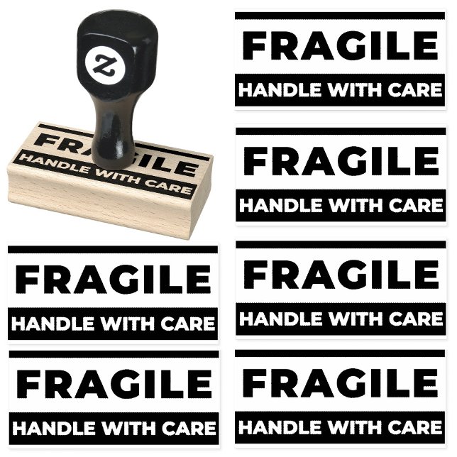 Tampons Encreurs Professional Fragile Marker | Handle with care  (fragile stamp)