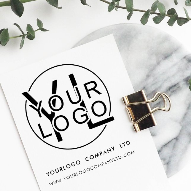 Tampons Encreurs Professional Modern Business Logo Entreprise Basic (Créateur téléchargé)