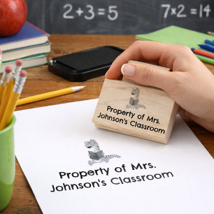 Tampons Encreurs Propriété de la salle de classe de Mme Johnson Jol