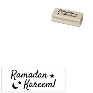 Tampons Encreurs Ramadan Kareem Joli Timbre en caoutchouc en bois