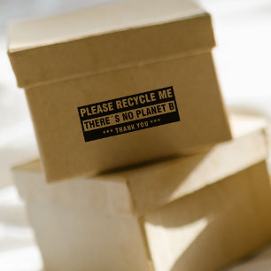 Tampons Encreurs Recycle Me, Il n'y a pas de planète B, Merci,