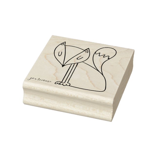 Tampons Encreurs Renard assis (Tampon)