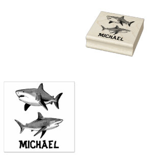 Tampons Encreurs Requins tendance Personnalisés