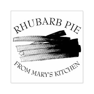 Tampons Encreurs Rhubarb Stalks Pie maison de la cuisine de