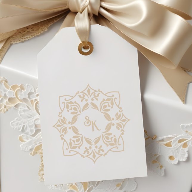 Tampons Encreurs Romantic Chic Wedding Ornate Monogram Initials (Romantic Chic Wedding Design Ornate Monogram and Initials Rubber Stamps. )