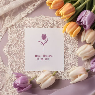 Tampons Encreurs Rose minimaliste pour Mariage
