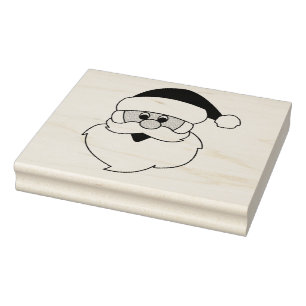 Tampons Encreurs Rubber Stamp - Santa Face