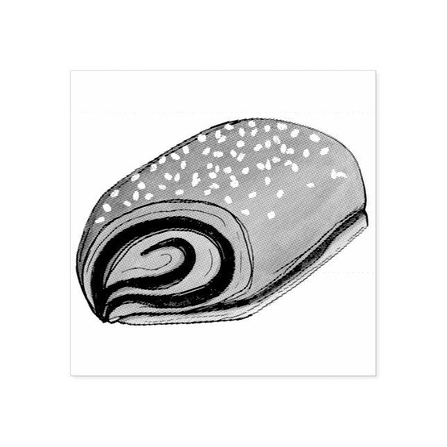Tampons Encreurs Rugelach Juif Polonais Croissant Rouleau Pâtisseri (Impression)