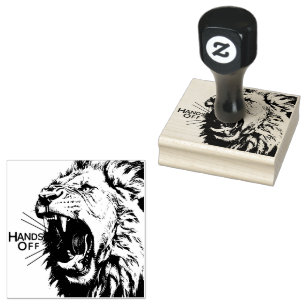 Tampons Encreurs Rugissement du lion, n'y touchez pas