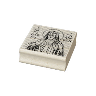 Tampons Encreurs Saint Hildegard de Bingen Abbess bénédictine