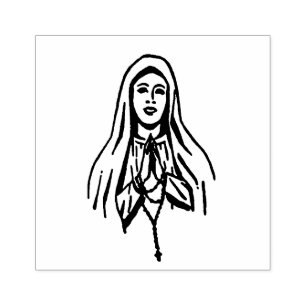 Tampons Encreurs Sainte Vierge Marie Rosaire Catholique Religieux
