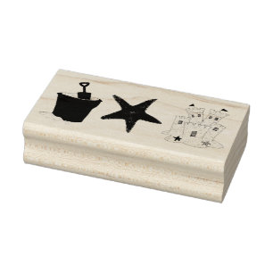 Tampons Encreurs Sandcastle Sand Castle Starfish Pail Beach Océan