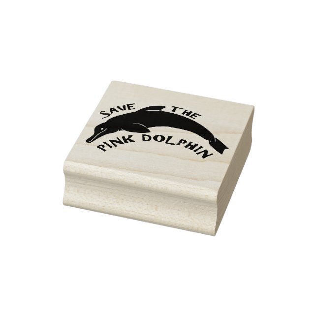 Tampons Encreurs Sauvez le dauphin rose (Tampon)