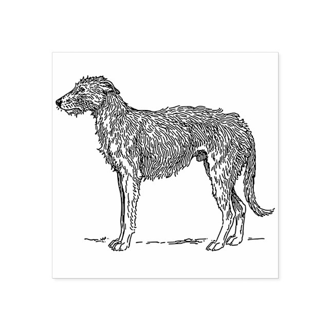 Tampons Encreurs Scottish Deerhound (Impression)