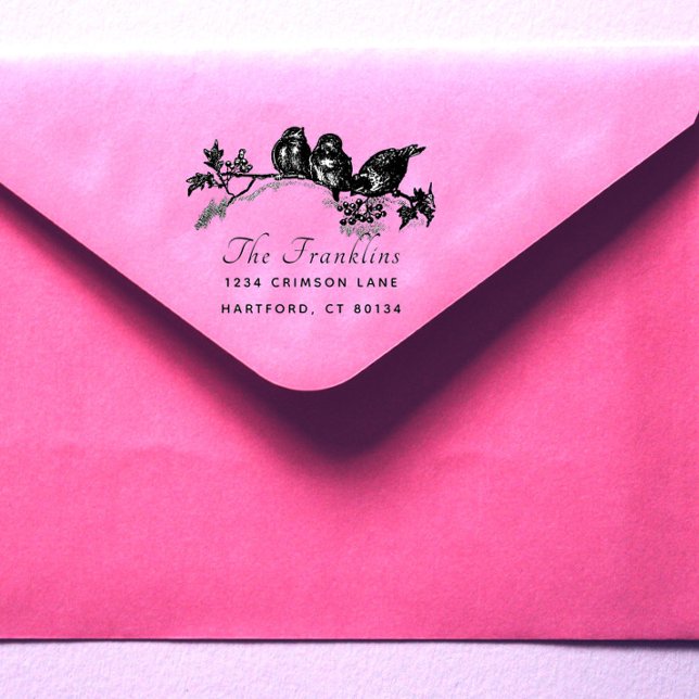 Tampons Encreurs Script Logo Personnalisé Nom de famille Adresse de (Créateur téléchargé)